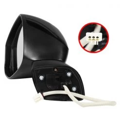 12-15 Honda Civic Side Mirror-Left- 3 Wires, Power Glossy Black
