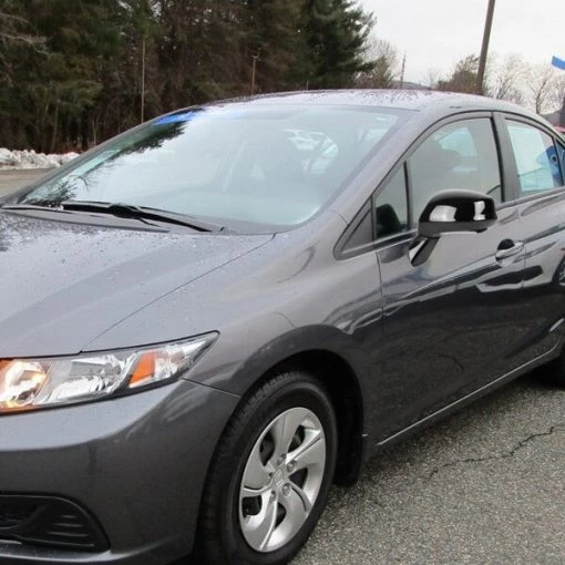 12-15 Honda Civic Side Mirror-Left- 3 Wires, Power Glossy Black