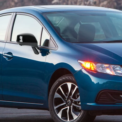 12-15 Honda Civic Side Mirror-Right- 3 Wires, Power Glossy Black