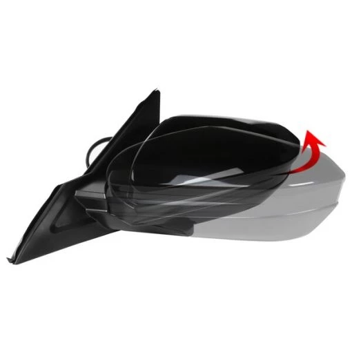 16-18 Honda Civic Side Mirror-Left- 3 Wires, Power Glossy Black