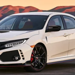 16-18 Honda Civic Side Mirror-Left- 3 Wires, Power Glossy Black