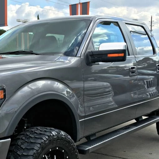 07-14 Ford F150 Towing Mirror-Chrome- Left