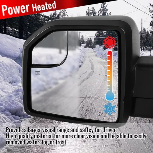 15-17 Ford F150 Towing Mirror-Chrome- Left