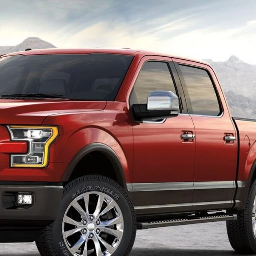 15-17 Ford F150 Towing Mirror-Chrome- Left