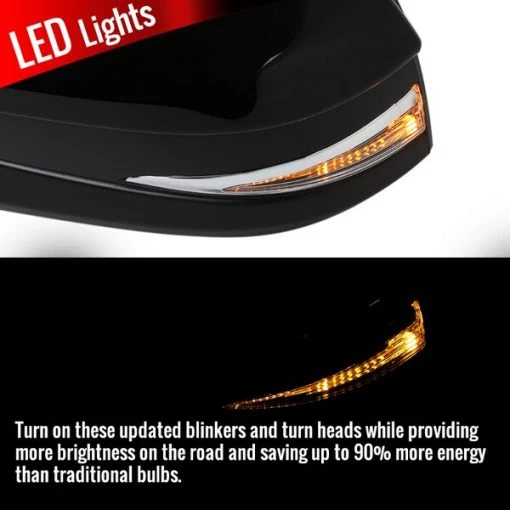 14-16 Toyota Highlander Side Mirror, RMV-HLDR14HP5-B-MP-L