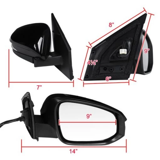 13-15 Toyota Rav4 Side Mirror, RMV-RAV413AT9-B-MP-R