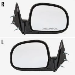 Spec-D Tuning MANUAL SIDE MIRROR GLOSSY BLACK - LEFT SIDE 5 MANUAL SIDE MIRROR GLOSSY BLACK – LEFT SIDE