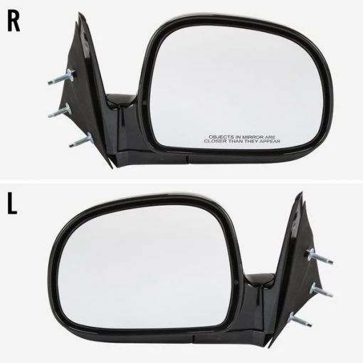MANUAL SIDE MIRROR GLOSSY BLACK – LEFT SIDE