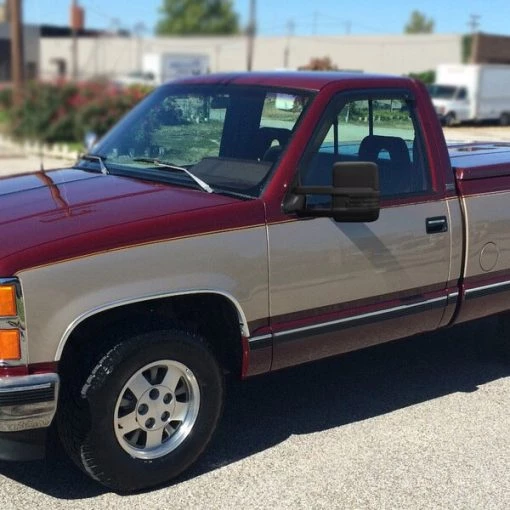 88-98 ChevyC10 TwngMirror ChrmCvr Pwr Htd Smk LED, RMX-C1088G3GLEDHP-FS