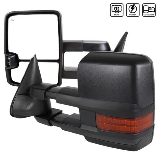 88-98 Chevrolet C10 Towing Mirrors- Power-Heated LED Style