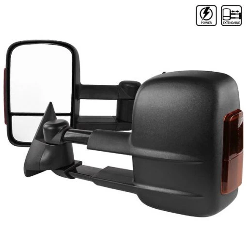 88-98 Chevrolet C10 Towing Mirrors Power With LED Signal