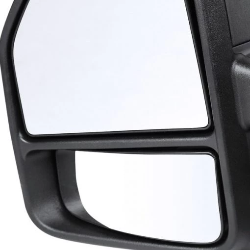 15-17 Ford F150 Towing Mirrors Manual-Black Texture