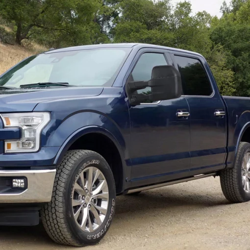 15-17 Ford F150 Towing Mirrors Manual-Black Texture