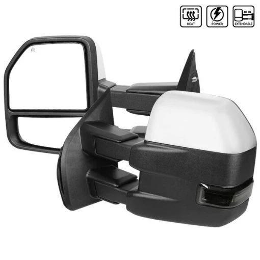 15-17 Ford F150 Towing Mirrors-Chrome, RMX-F15015F4GH-P-FS
