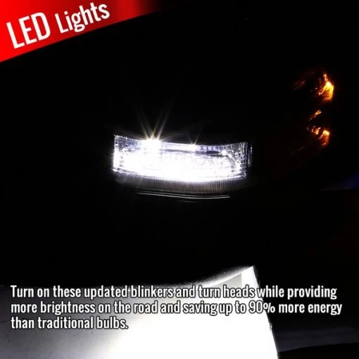 15-17 Ford F150 Towing Mirrors-Chrome, RMX-F15015F4GH-P-FS