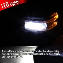 Spec-D Tuning 15-17 Ford F150 Towing Mirrors-Chrome, RMX-F15015F4H-P-FS 10 15-17 Ford F150 Towing Mirrors-Chrome, RMX-F15015F4H-P-FS