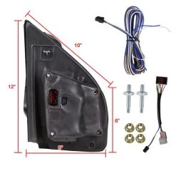 Spec-D Tuning 15-17 Ford F150 Towing Mirrors-Chrome, RMX-F15015F4H-P-FS 5 15-17 Ford F150 Towing Mirrors-Chrome, RMX-F15015F4H-P-FS