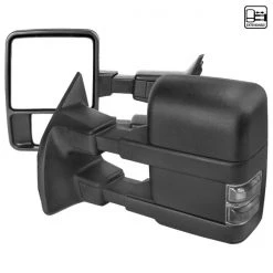 03-15 Ford F250 Super Duty Towing Mirrors Black- Smoke Signal Manual