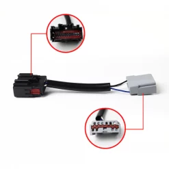 03-15 Ford F250 Super Duty Towing Mirrors Black- Smoke Signal Manual