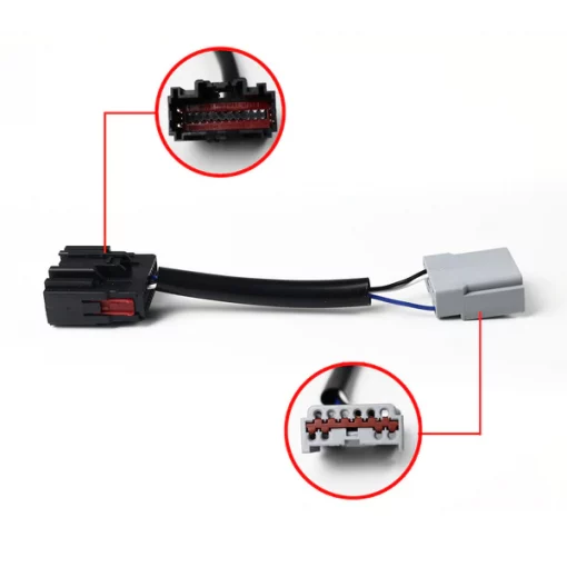 03-15 Ford F250 Super Duty Towing Mirrors Black- Smoke Signal Manual