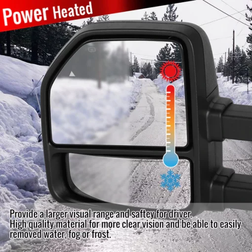 17-Up Ford F250 Superduty- Towing Mirrors Heated