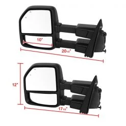 17-Up Ford F250 Superduty- Towing Mirrors Heated