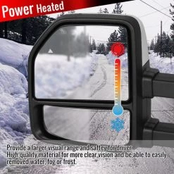 Spec-D Tuning 17-Up Ford F250 Superduty- Towin Mirrors 9 17-Up Ford F250 Superduty- Towin Mirrors