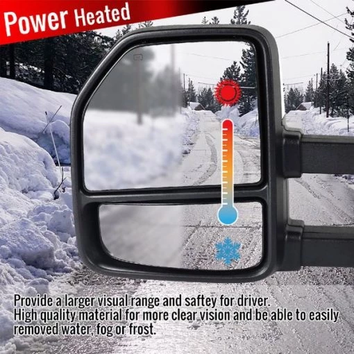 99-16 Ford F250 Super Duty Towing Mirrors, RMX-F25099F2H-P-FS