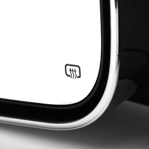 02-08 Dodge Ram Towing Mirrors Chrome- Clear Signal- Power Heated