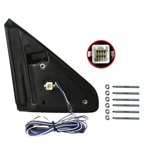 02-08 Dodge Ram Towing Mirrors Chrome- Clear Signal- Power Heated