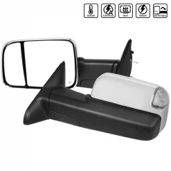 Spec-D Tuning 13-15 Dodge Ram Towin Mirrors -Chrome