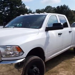 13-15 Dodge Ram Towing Mirrors- Black Texture