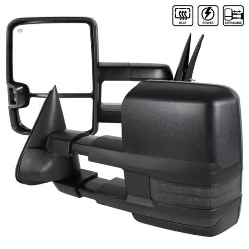03-06 Chevrolet Silverado Twng Mirrors, Pwr Htd, RMX-SIV03G3GLEDHP-FS