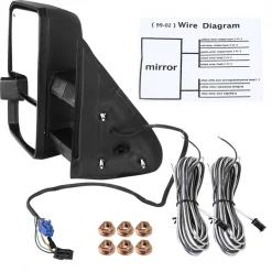 03-06 Chevrolet Silverado Twng Mirrors, Pwr Htd, RMX-SIV03G3GLEDHP-FS