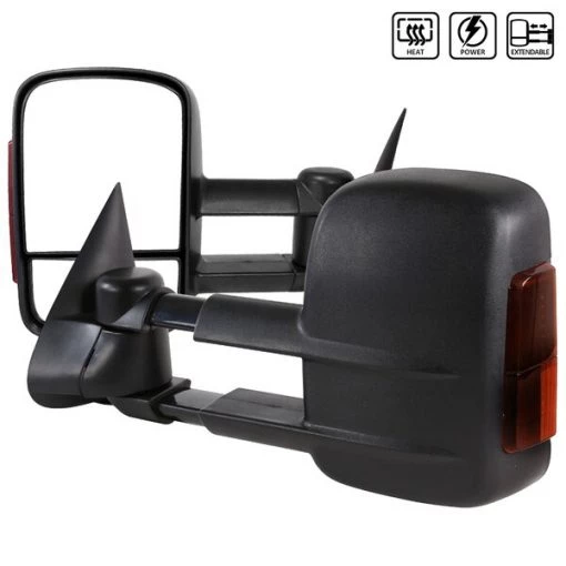 Spec-D Tuning 03-06 Chevrolet Silverado Towing Mirrors - Power, Heated, LED Signal 1 03-06 Chevrolet Silverado Towing Mirrors – Power, Heated, LED Signal