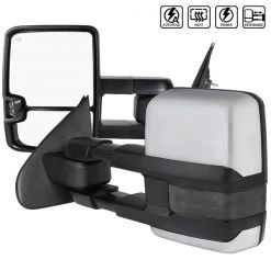 Spec-D Tuning 14-18 Chevrolet Silverado Towing Mirrors, RMX-SIV14G2G-AT-FS