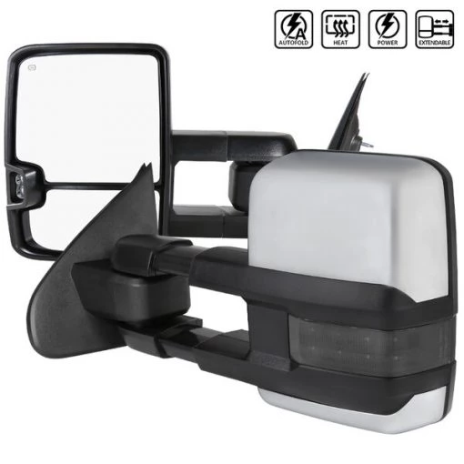Spec-D Tuning 14-18 Chevrolet Silverado Towing Mirrors, RMX-SIV14G2G-AT-FS 1 14-18 Chevrolet Silverado Towing Mirrors, RMX-SIV14G2G-AT-FS