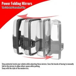 Spec-D Tuning 14-18 Chevrolet Silverado Towing Mirrors, RMX-SIV14G2G-AT-FS 4 14-18 Chevrolet Silverado Towing Mirrors, RMX-SIV14G2G-AT-FS