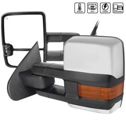 Spec-D Tuning 14-16 Chevy Silverado Towing Mirrors, RMX-SIV14G2HP-TS-FS