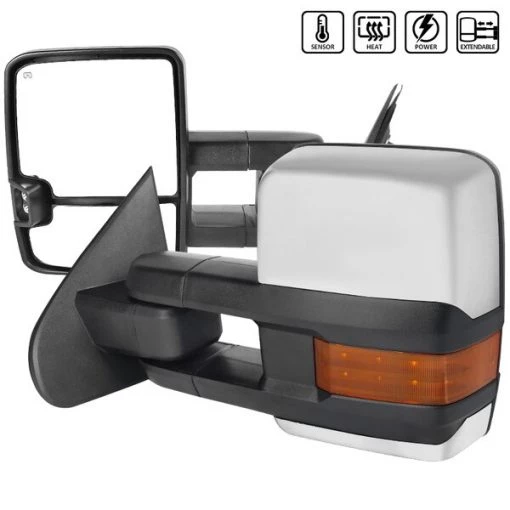 Spec-D Tuning 14-16 Chevy Silverado Towing Mirrors, RMX-SIV14G2HP-TS-FS 1 14-16 Chevy Silverado Towing Mirrors, RMX-SIV14G2HP-TS-FS