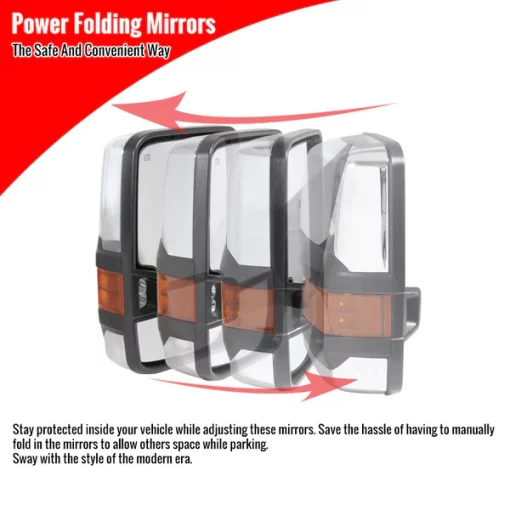 14-18 Chevrolet Silverado Towing Mirrors, RMX-SIV14G2-AT-FS