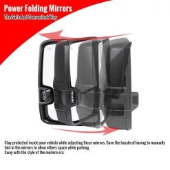 14-18 Chevrolet Silverado Towing Mirrors, RMX-SIV14G3G-AT-FS