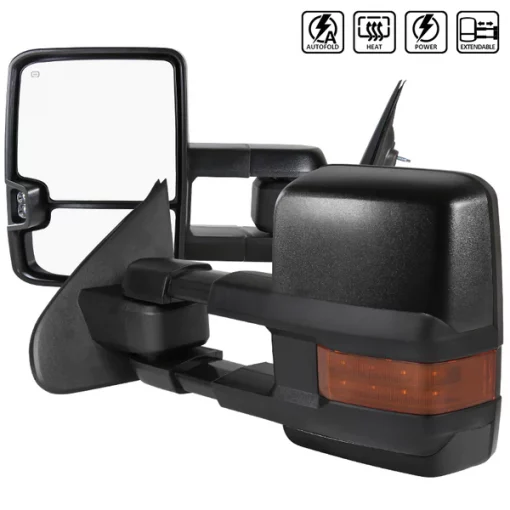 Spec-D Tuning 14-18 Chevrolet Silverado Towing Mirrors, RMX-SIV14G3-AT-FS 1 14-18 Chevrolet Silverado Towing Mirrors, RMX-SIV14G3-AT-FS