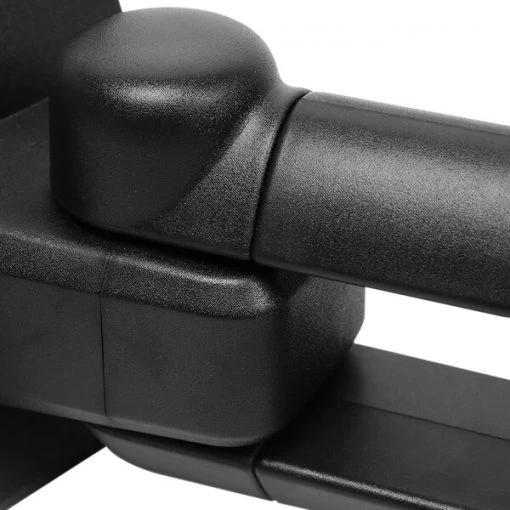 14-18 Chevrolet Silverado Towing Mirrors Black- Manual- Fits 1500