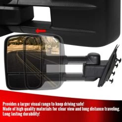 Spec-D Tuning 14-18 Chevrolet Silverado Towing Mirrors-Manual 7 14-18 Chevrolet Silverado Towing Mirrors-Manual