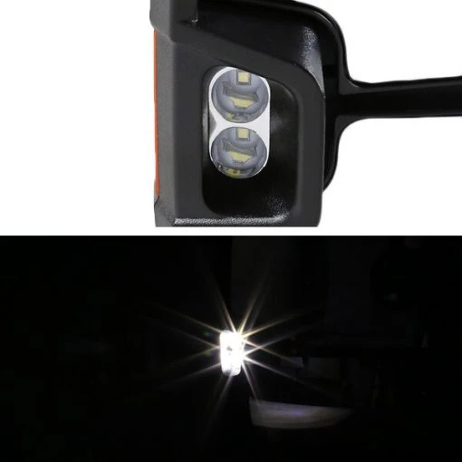 99-02 Chevrolet Silverado Towing Mirror Chrome Cvr Power Heated LED