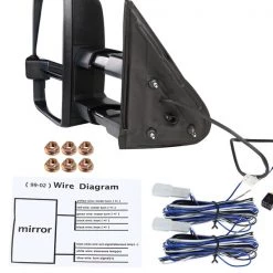 Spec-D Tuning 99-02 ChevySilverado Chrm Cvr Twng Mirrors, Pwr Htd, RMX-SIV99G3LEDHP-FS 4 99-02 ChevySilverado Chrm Cvr Twng Mirrors, Pwr Htd, RMX-SIV99G3LEDHP-FS