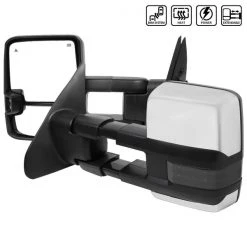 Spec-D Tuning 07-17 Toyota Tundra Twng Mirrors ChrmPwr Htd LED, RMX-TUN07G2GLEDHP-FS