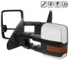 Spec-D Tuning 07-17 Toyota Tundra Twng Mirrors Chrm- Pwr Htd LED, RMX-TUN07G2LEDHP-FS