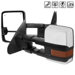 07-17 Toyota Tundra Twng Mirrors Chrm- Pwr Htd LED, RMX-TUN07G2LEDHP-FS